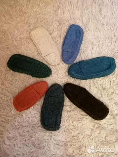 Вязанные следки ручной работы