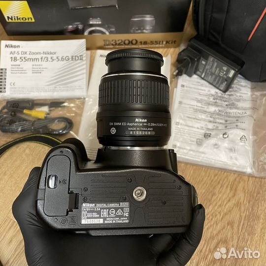 Зеркальный фотоаппарат nikon d3200 18-55 kit ED II