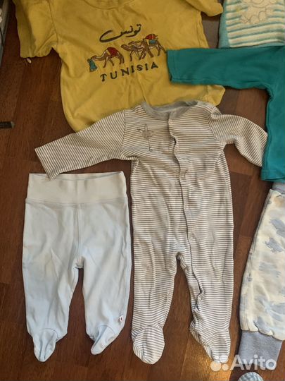 Пакет вещей 17 шт 62-86,3-18мес на мальчика