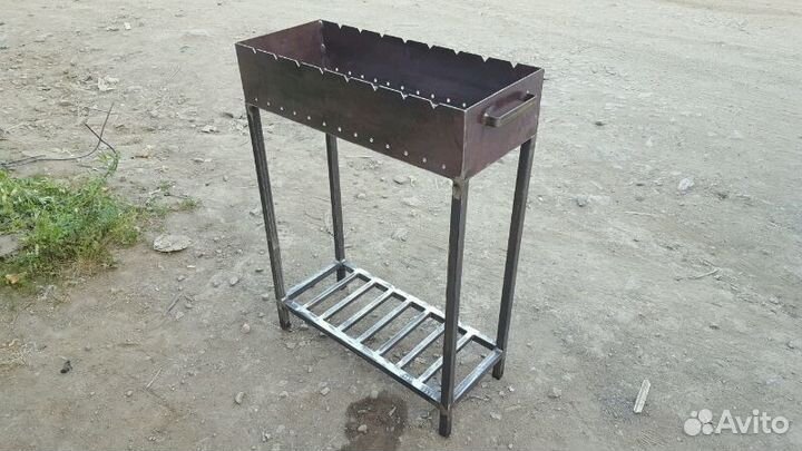 Мангал с полкой