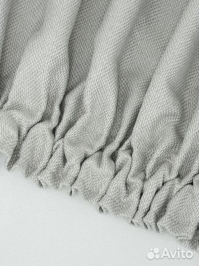 Плотные шторы серые