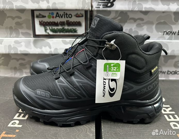 Непромокаемые ботинки Salomon XT-6. Goretex. Мех