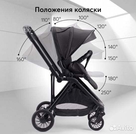 Коляска прогулочная Happy Baby Avery (новая)
