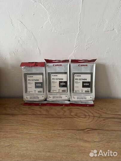 Картридж canon pfi 107 Mbk (черный матовый)