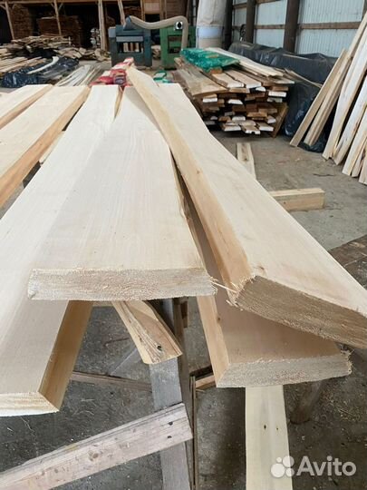 Липа доска необрезная