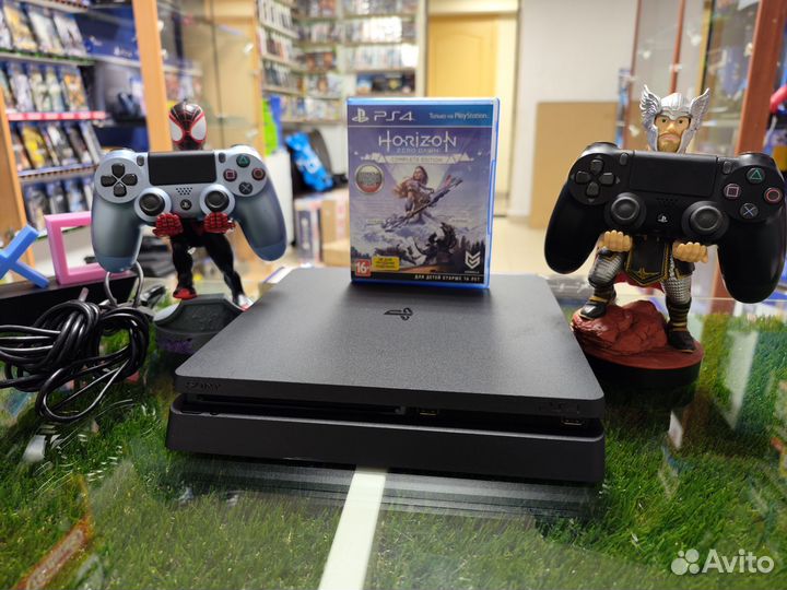 PS4 Slim 1TB 2020(2208) 2 Джоя/50+Игр еа