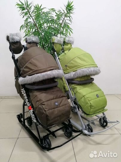 Новые санки-коляска Nika 7-5SK (в наличии)