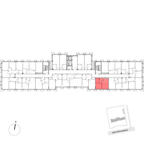 1-к. апартаменты, 32,5 м², 4/7 эт.