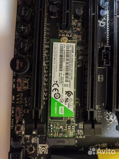 Жесткий диск ssd m.2 wd green SATA 2280