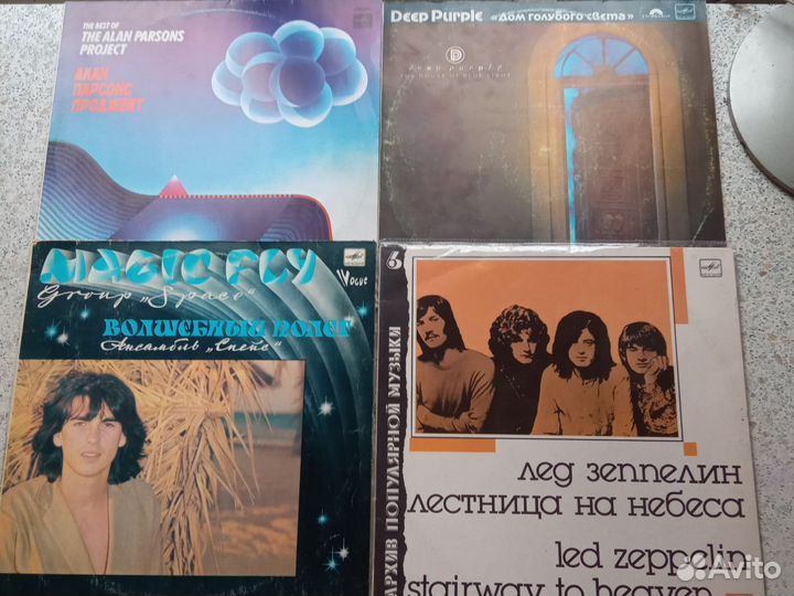 Виниловые пластинки рок зарубежный