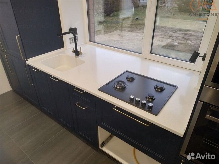 Столешница из искусственного камня для кухни