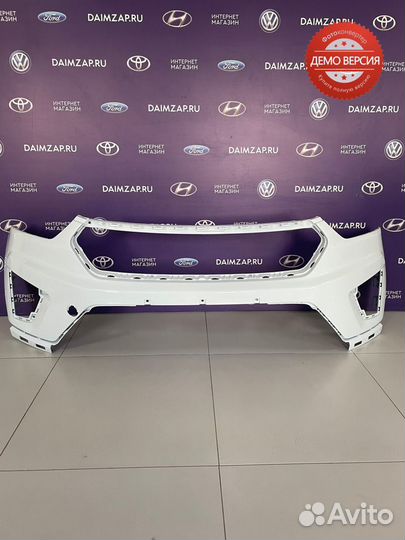 Бампер передний Hyundai Creta (2016-2022) белый