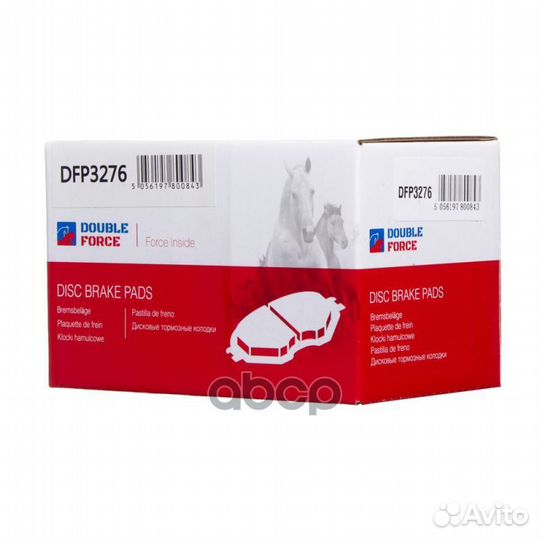 Колодки тормозные дисковые Double Force DFP3276