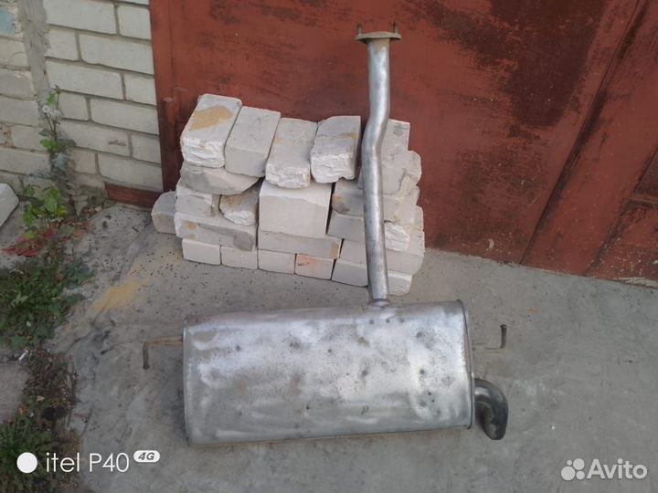 Глушитель на hyundai tucson lx20