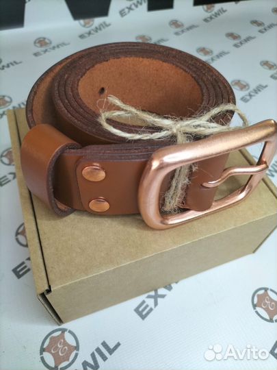 Мужской кожаный ремень
