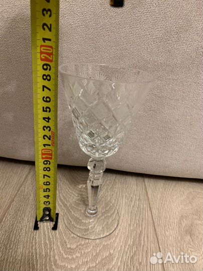 Хрустальный бокал, винтаж гусь хрустальный