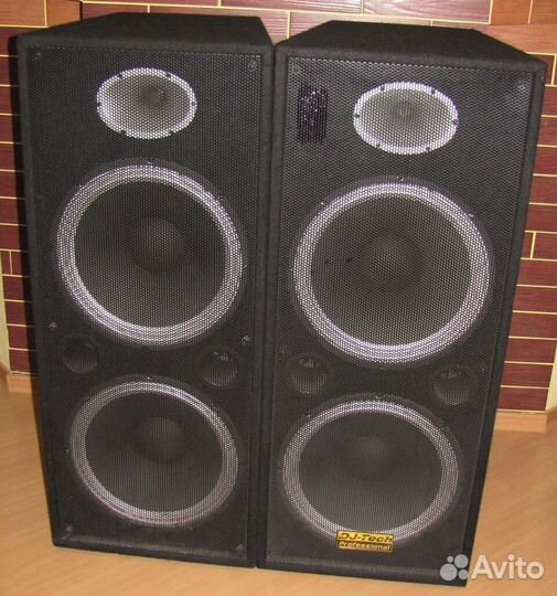 Колонки Dj-Tech 1600Вт 2шт Pro Stereo TOP Acoustic