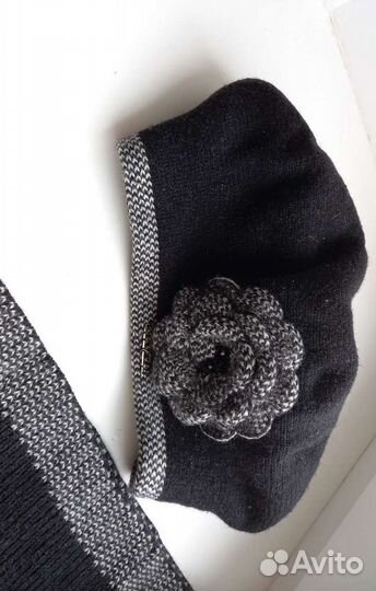 Берет + шарф-снуд kamea