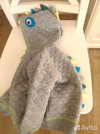 Толстовка дракончик утеплённая кофта комбинезон