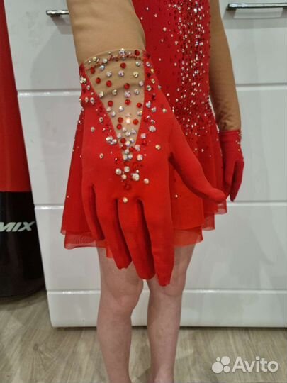 Костюм для фигурного катания 134 140