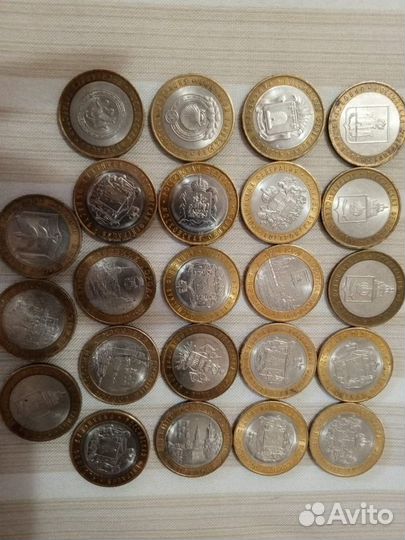 Биметалические монеты 10 рублей