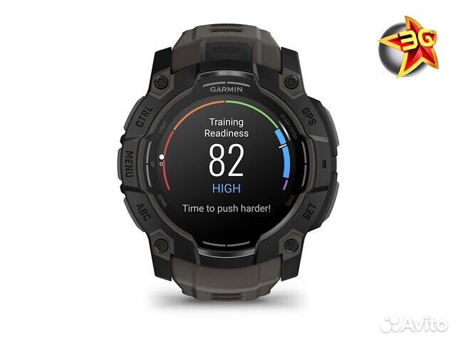 Часы Garmin Instinct 3 50 mm amoled Black 010-03020-00