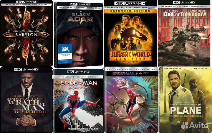 Новые импортные 4K Blu-ray фильмы
