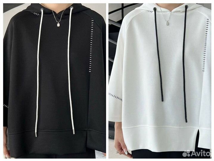 Худи с капюшоном,стильеы молодежный формат,46-54