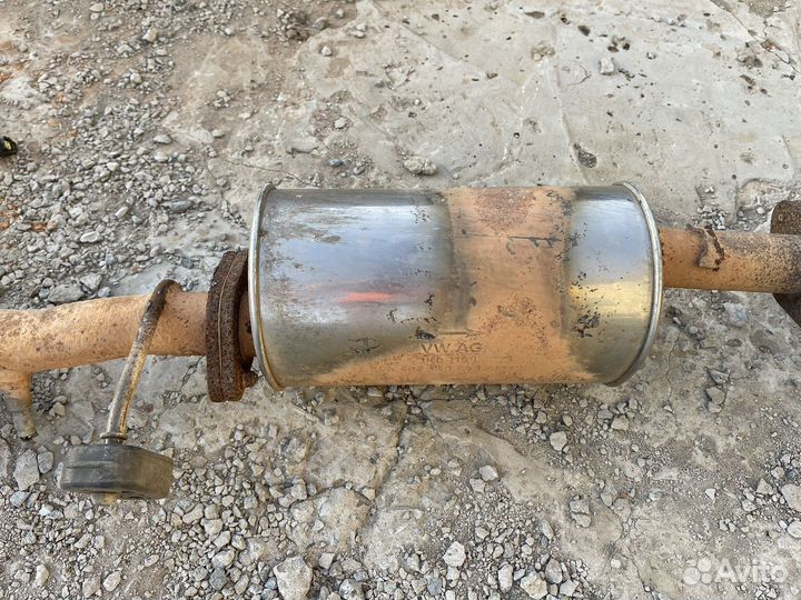 Глушитель на SsangYong Kyron (в сборе) оригинал