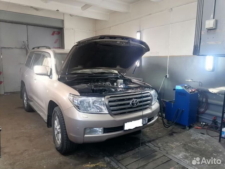 Промывка радиатора печки автомобиля на аппарате