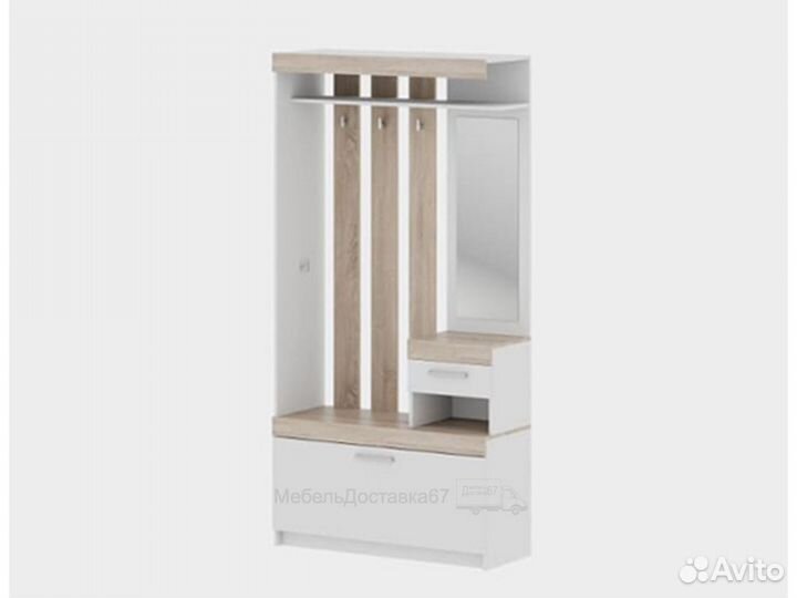 Прихожая 1,04м универсальная (сонома, рокпорт)