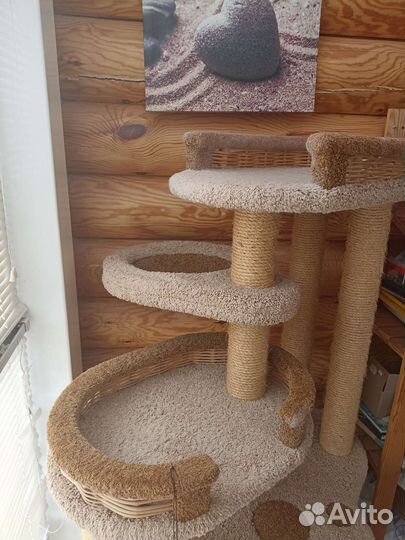 Игровой комплекс - когтеточка для кошек