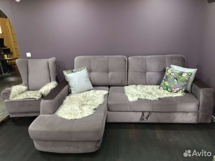 Угловой диван бу