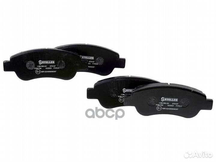 1188 000-SX 1177 00FDB1790 колодки дисковые п