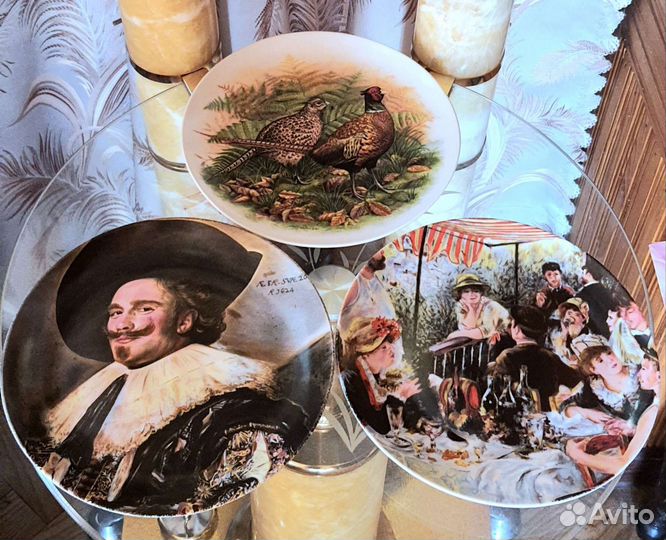 Винтаж. Декоративные настенные тарелки (3шт)