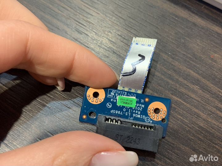 Плата разъема DVD на шлейфе Lenovo P585 P580 N580