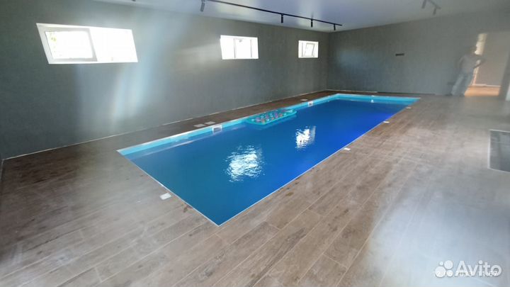 Бассейн 8x4 из полипропилена