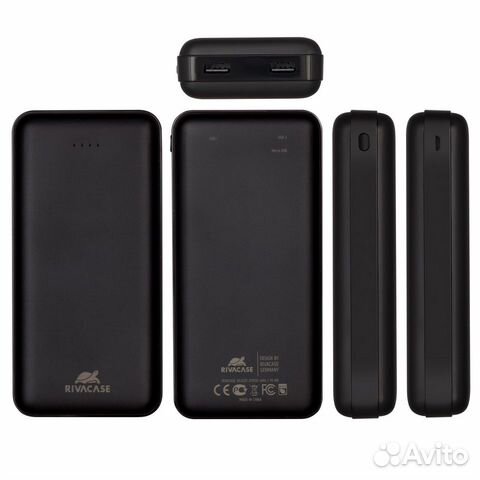 Повербанк зарядка Rivacase 20 000 mA