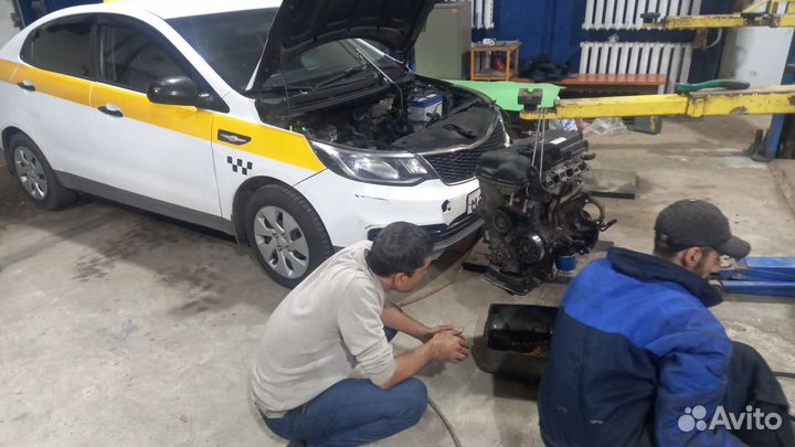 Двигатель на kia rio 14
