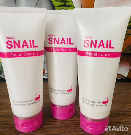 Антивозрастная улиточная пенка для умывания Mistin