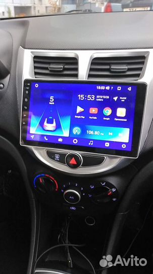 Android магнитола Teyes на Hyundai Solaris