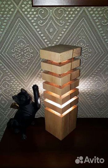 Светильник настольный Лофт авторская ручная работа