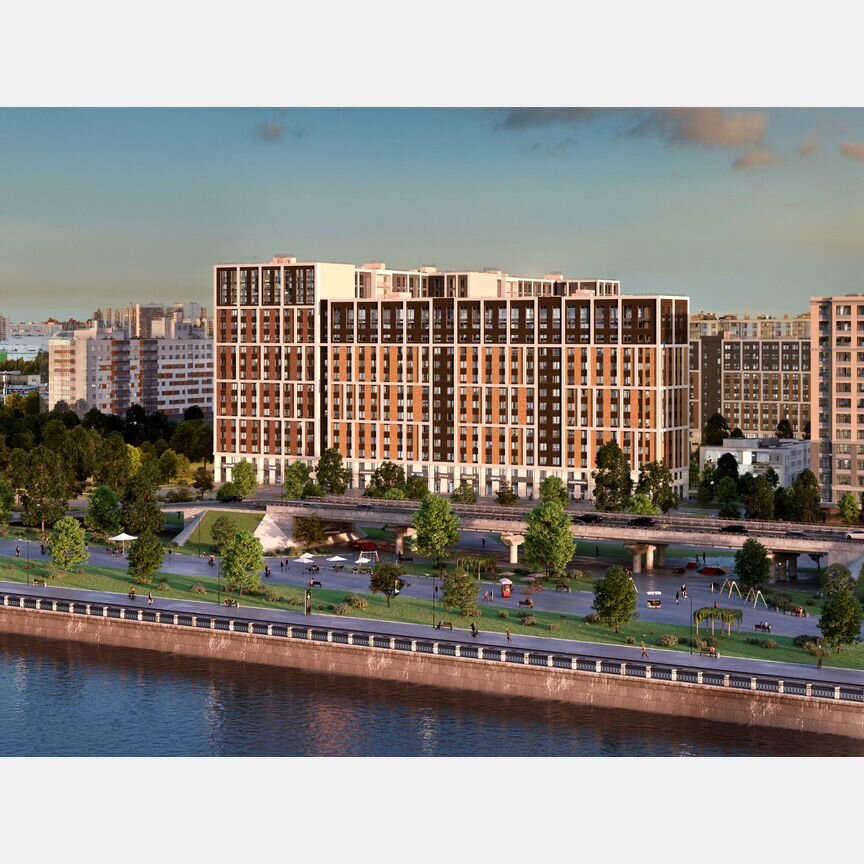 1-к. апартаменты, 35,6 м², 7/18 эт.