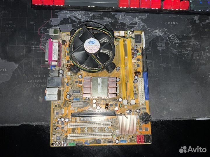 Материнская плата asus P5KPL-CM + Intel Core 2 Duo