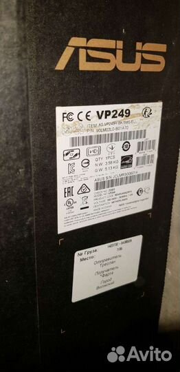 Монитор Asus VP249H 23.8