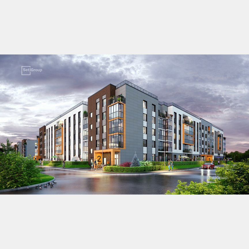 Квартира-студия, 24,9 м², 1/5 эт.