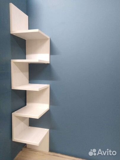 Полка настенная угловая