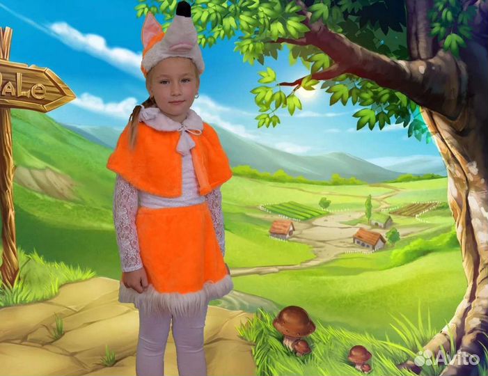 Костюмы зайчиков, лисичек, волков