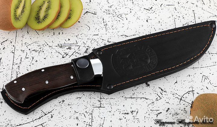 Нож Шеф № 8 сталь 95Х18 рукоять дюраль венге