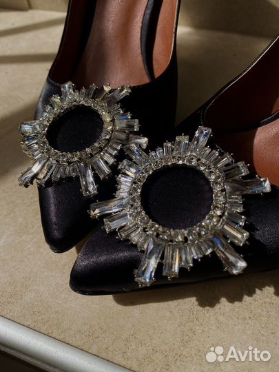 Туфли женские на устойчивом каблуке